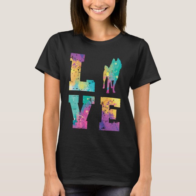 Schipperke Love T-Shirt (Vorderseite)