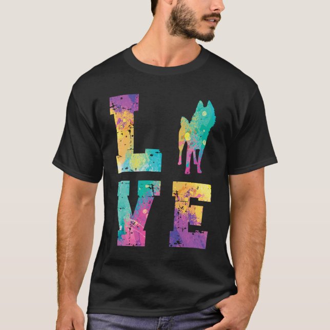 Schipperke Love T-Shirt (Vorderseite)