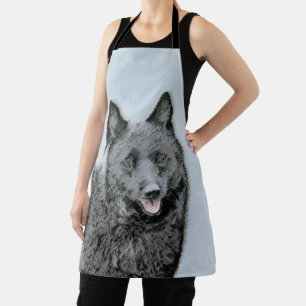 Schipperke Malerei - Niedliche Original Dog Art Schürze