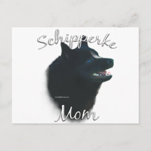 Schipperke Mama 2 Postkarte