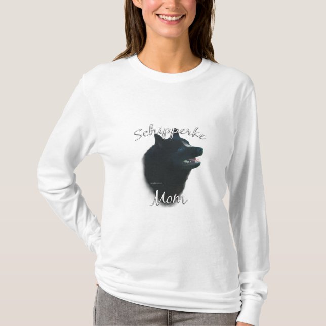 Schipperke Mama 2 T-Shirt (Vorderseite)