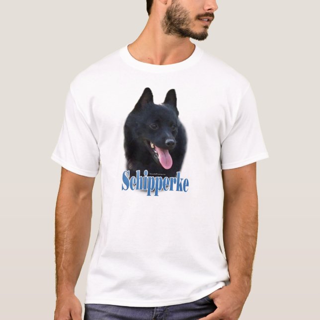 Schipperke Name T-Shirt (Vorderseite)