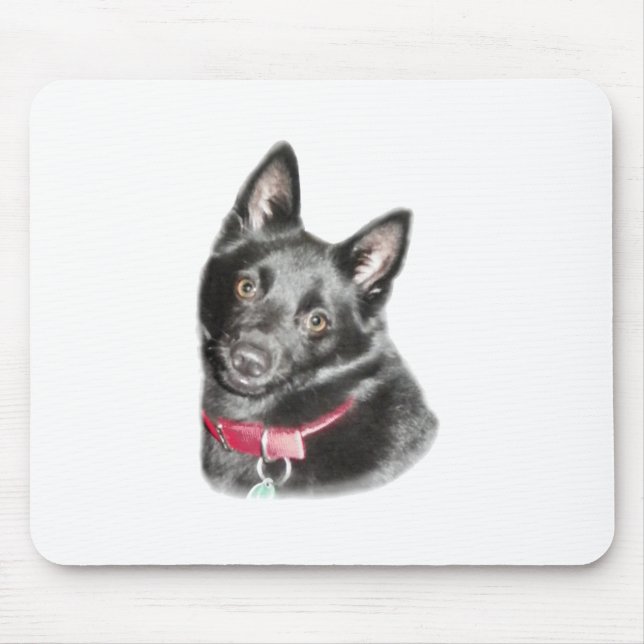 Schipperke Picture Mousepad (Vorne)