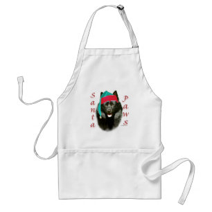 Schipperke Santa Paws Schürze