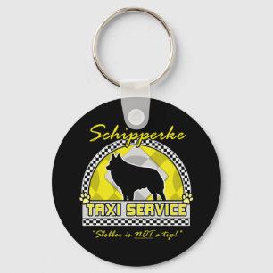 Schipperke Taxi Service Schlüsselanhänger