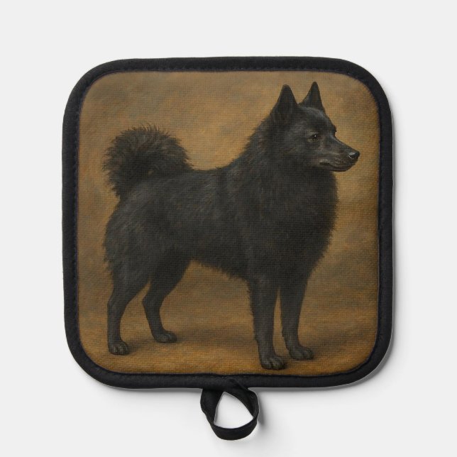 Schipperke Topflappen (Vorderseite)