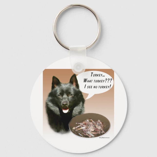 Schipperke Türkei Schlüsselanhänger (Vorderseite)