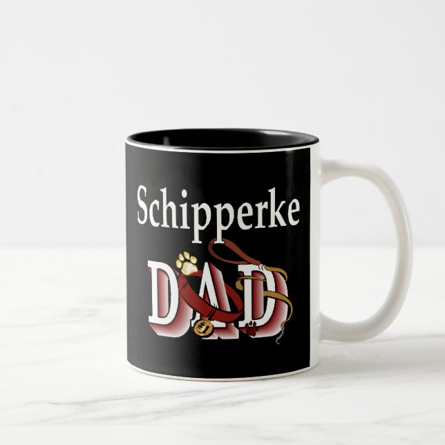 Schipperke Vater Tasse (Rechts)