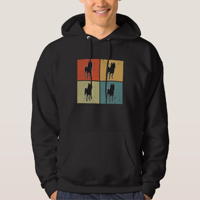 Schipperke Vintage  4 Hoodie (Vorderseite)