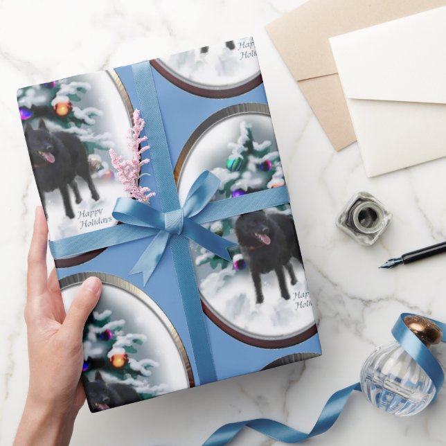 Schipperke Weihnachten Geschenkpapier (Schenken)