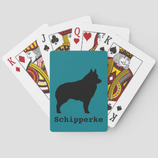 SchipperkehundeSilhouette Spielkarten