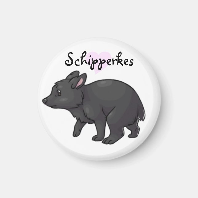 Schipperkes Magnet (Vorne)
