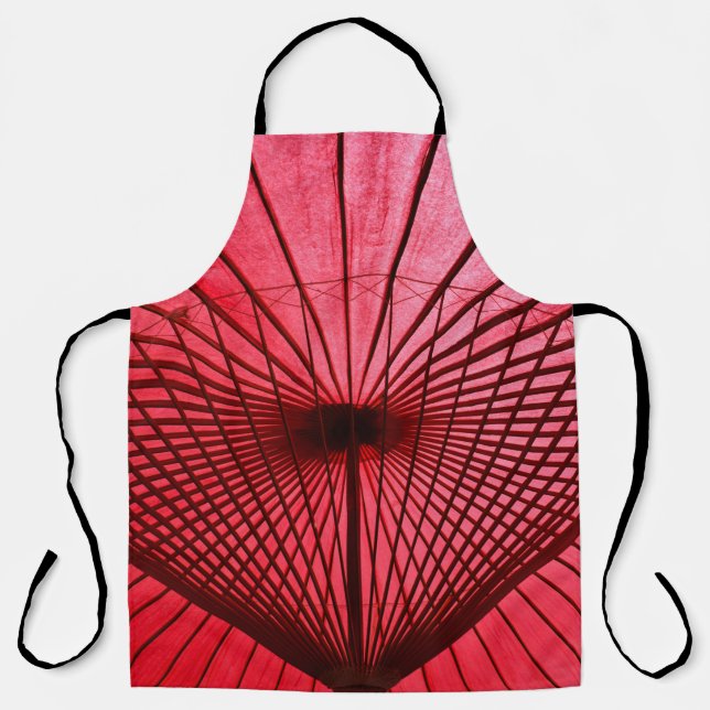 Schirm aus Rohölpapier Schürze (Vorderseite)