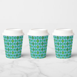 Schirme Blume 8oz. Pappbecher