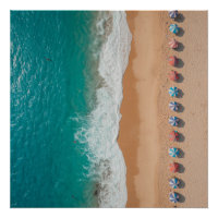 Schirme Strand Tropischer Ozean