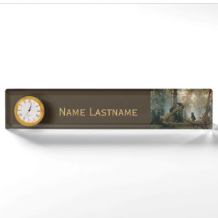 Schiskins Forest-individuelle Name Namensplakette