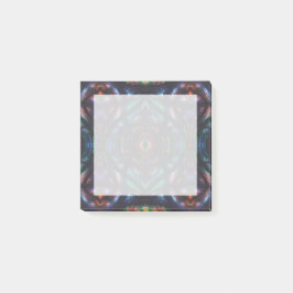 Schism Dark Rainbow Abstract Watercolor Art Post-it Klebezettel