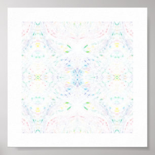 Schisma Licht Regenbogen Abstrakte Aquarellkunst Poster