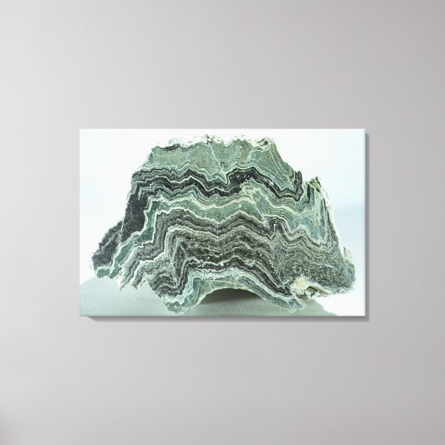 Schist Rock Leinwanddruck (Vorderseite)