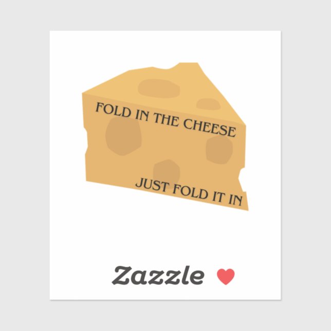 Schitt's creek cheese sticker (Feuille)