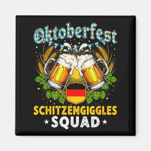 Schitzengiggles Truppe München Bier Bayerisch  Magnet