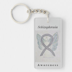 Schizophrenie Awareness Ribbon Angel Schlüsselanh Schlüsselanhänger