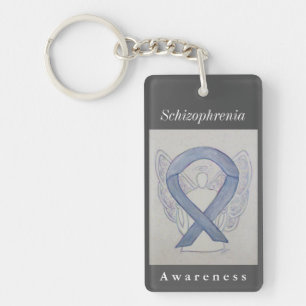 Schizophrenie Awareness Ribbon Angel Schlüsselanhä Schlüsselanhänger