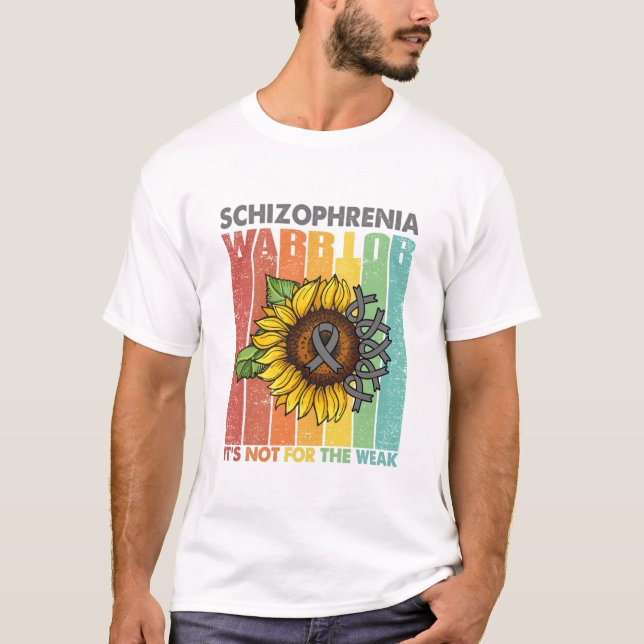 Schizophrenie Krieger Es ist nicht für die Schwäch T-Shirt (Vorderseite)