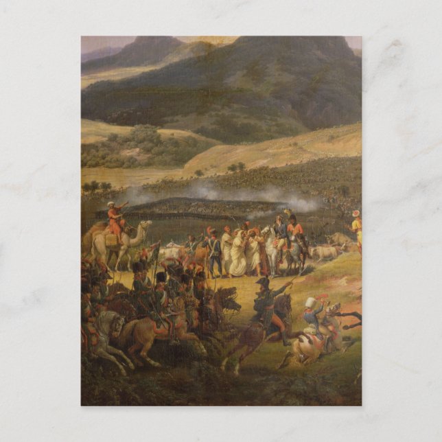 Schlacht am Berg Thabor, 16. April 1799, 1808 Postkarte (Vorderseite)