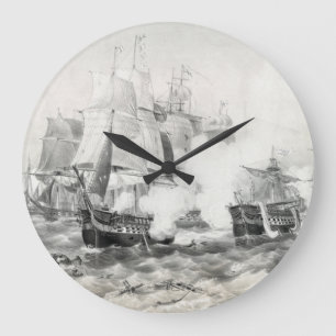 Schlacht am Erie-See Große Wanduhr