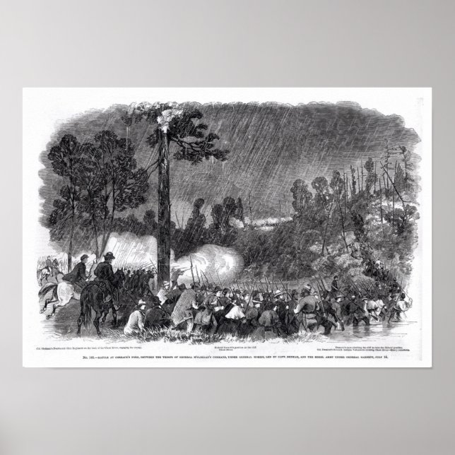 Schlacht am Ford von Corrack Poster (Vorne)
