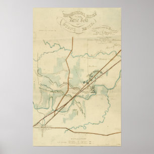 Schlacht am Stones River - Panoramablick aus dem Z Poster