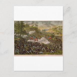 Schlacht bei Chickamauga, veröffentlicht um 1890 Postkarte