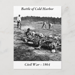 Schlacht bei Cold Harbor, 1864 Postkarte