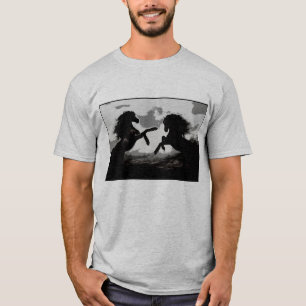 Schlacht bei den Pferden - Pferde Kunst T-Shirt