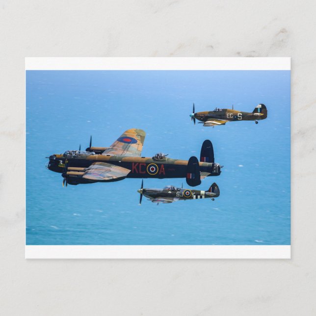 Schlacht bei der britischen Gedenkfliege Postkarte (Vorderseite)