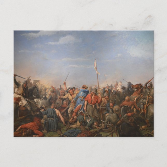 Schlacht bei der Stamford-Brücke Postkarte (Vorderseite)