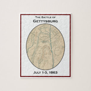 Schlacht bei Gettysburg Map Puzzle