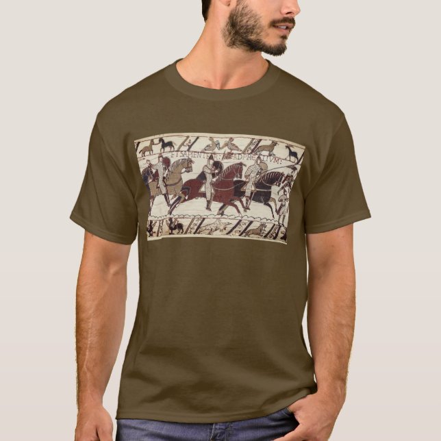 Schlacht bei Hastings - Ritter Normanns T-Shirt (Vorderseite)