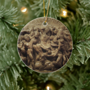 Schlacht der Lapithen und Kentauren von Michelange Keramik Ornament