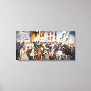 SCHLACHT DES HERACLIUS von Piero Della Francesca Leinwanddruck