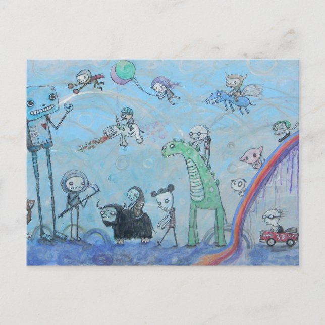 Schlacht, die nicht gewonnen werden kann postkarte (Vorderseite)