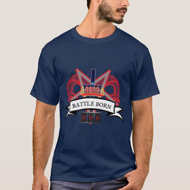 Schlacht gegen Geborene Satanisten - T - Shirt Nor (Vorderseite)