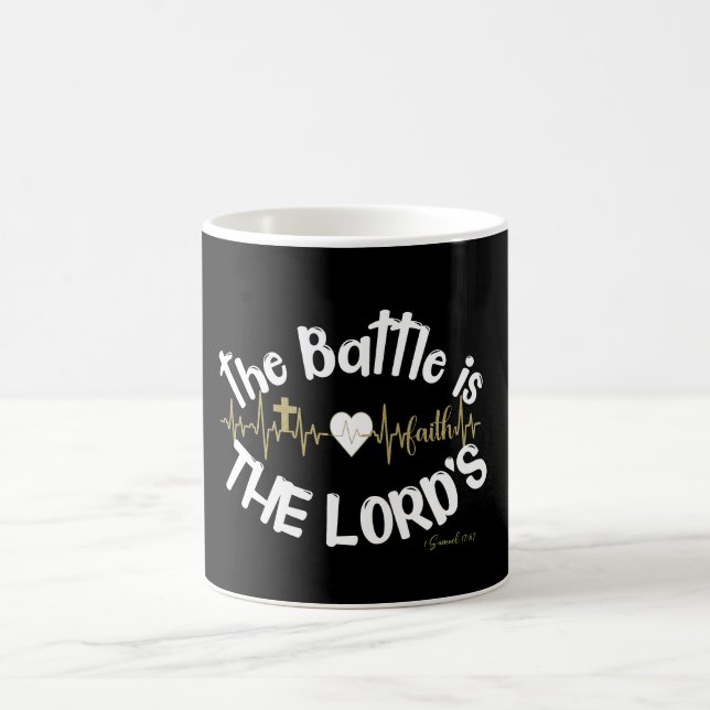 Schlacht ist das KJV-Schriftzeichen des Herrn Kaffeetasse (Mittel)