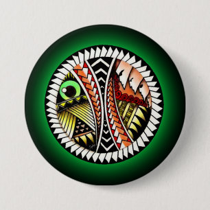 Schlacht-Tätowierungszeichnung Button