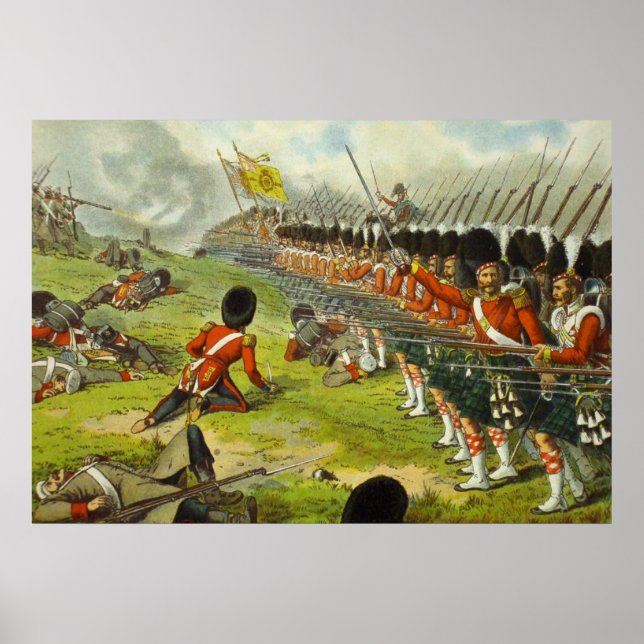Schlacht um Alma Sutherland Highlander 1854 Poster (Vorne)
