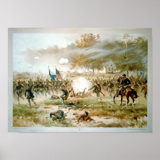 Schlacht um Antietam Poster (Vorne)