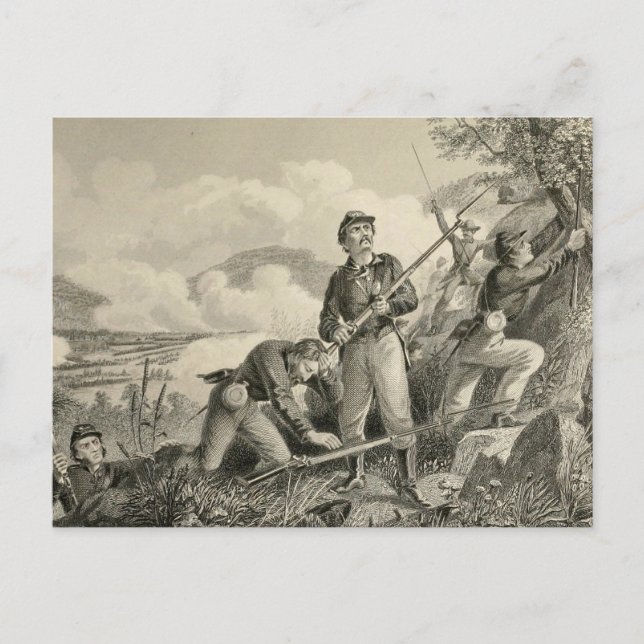 Schlacht um den Missionarsprung Postkarte (Vorderseite)