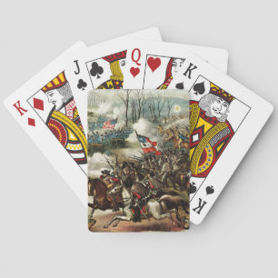 Schlacht um den Pea Ridge Spielkarten