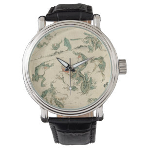 Schlacht um die Frösche - Kawanabe Kyosai Armbanduhr